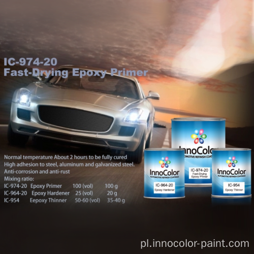 Innocolor Auto Auto Paint 1K Silne kolory farba samochodowa